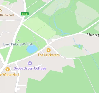 map for Goose Green Cottage