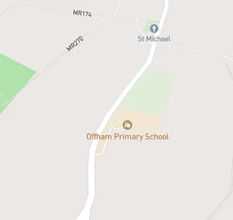 map for Offham Primary School