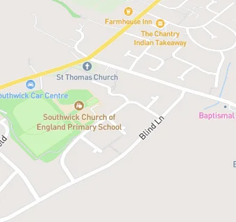 map for Southwick Primary School