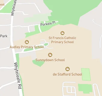 map for Sunnydown School