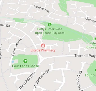 map for Lloydspharmacy