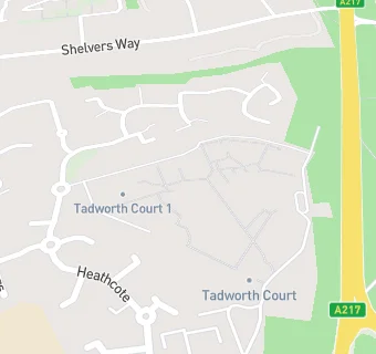 map for The Children's Trust School