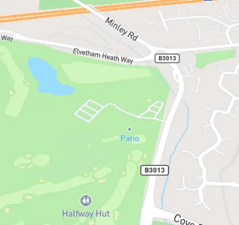 map for North Hants Golf Club