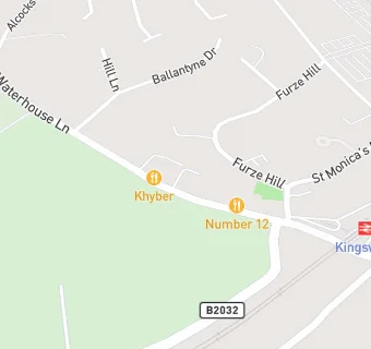 map for Kingswood Village Hall