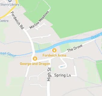 map for The Fordwich Arms