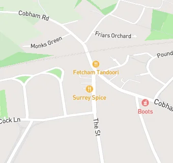 map for Surrey Spice