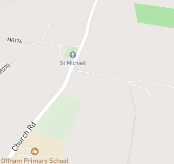 map for Offham Primary School Catering