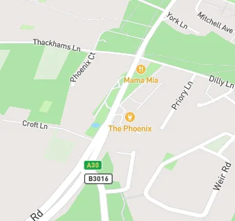 map for Phoenix Green Service Station