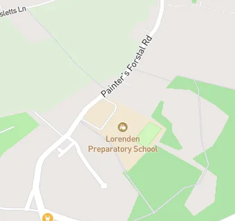 map for Lorenden Preparatory School