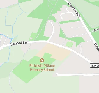 map for Pirbright Village Primary School