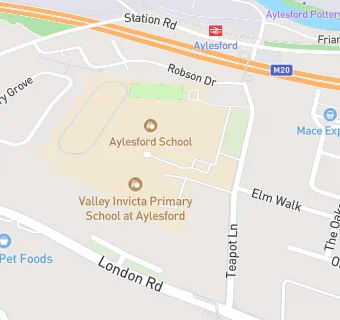 map for Chartwells At Aylesford School Sports College