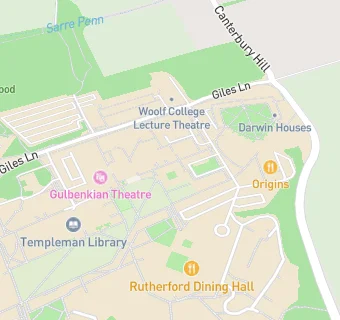 map for University of Kent