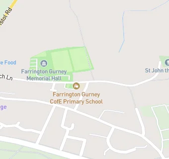 map for Farrington Gurney Church of England Primary School