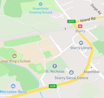 map for Junior King's School