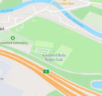 map for Aylesford RFC