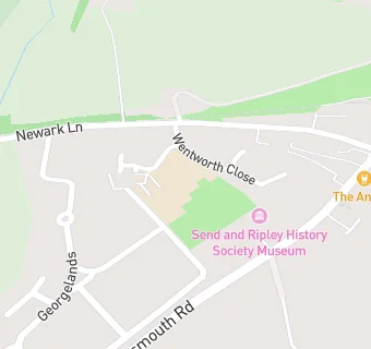 map for Ripley CofE Primary School