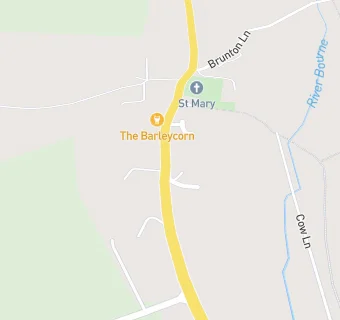 map for The Barleycorn Inn