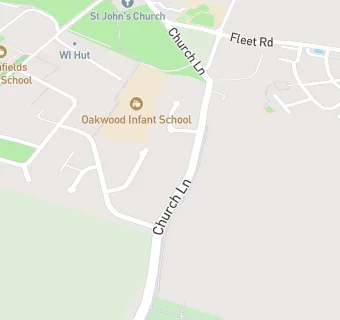 map for Hampshire Caterers At Oakwood Infant School