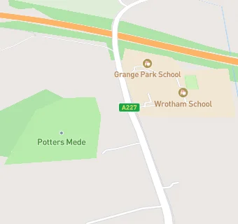 map for Wrotham School