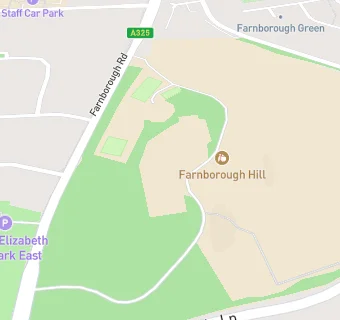 map for Farnborough Hill