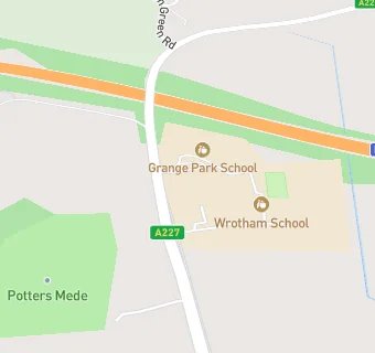 map for Wrotham School