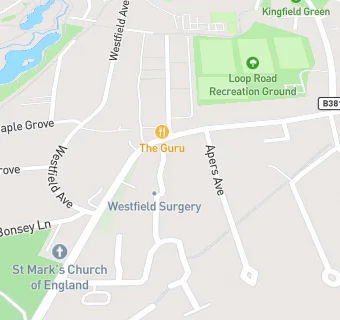 map for Westfield Branch Surgery