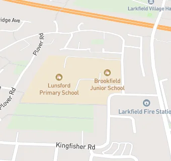 map for Brookfield Infant School