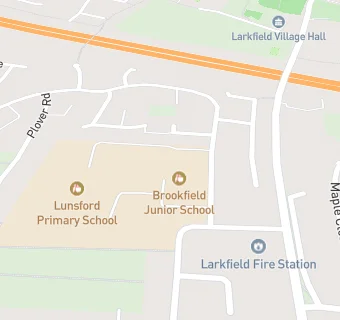 map for Brookfield Junior School