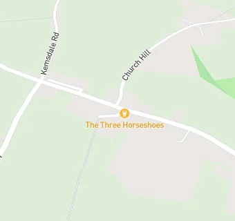 map for The Three Horseshoes