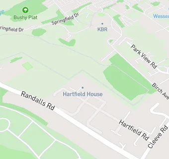 map for Hartfield House Care Home