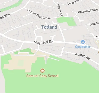 map for Samuel Cody Specialist Sports College