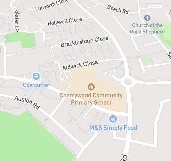 map for Cherrywood Community Primary School