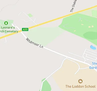 map for The Loddon School