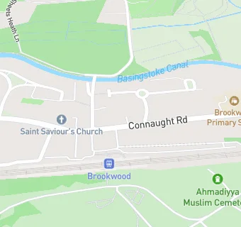 map for Brookwood & District Club