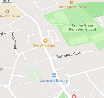 map for The Old Wheatsheaf