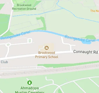 map for Brookwood Primary School