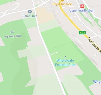 map for Whyteleafe Sports Centre