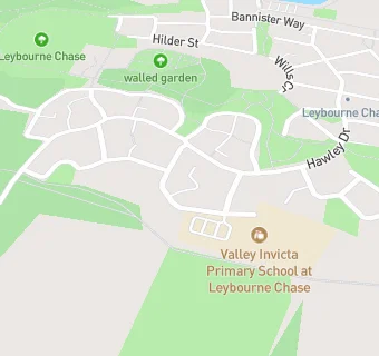 map for Valley Invicta Primary School At Leybourne Chase