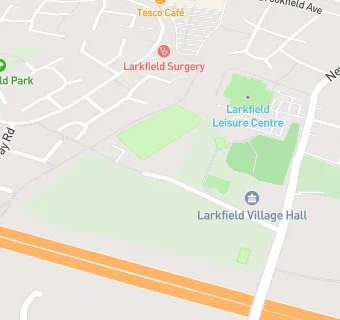 map for Larkfield And New Hythe Sports And Social Club