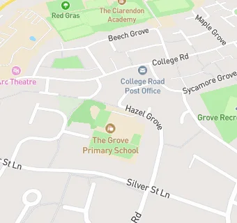 map for The Grove Primary School