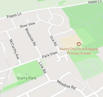 map for Sturry Pre-School