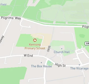 map for Kemsing Village Surgery