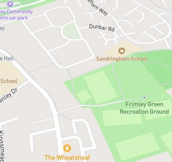 map for Frimley Green Football Club