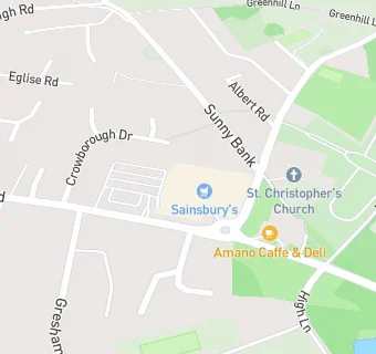 map for Sainsburys Supermarket