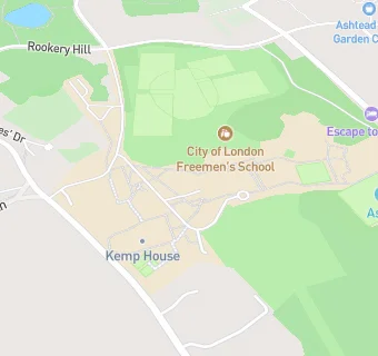 map for City of London Freemens School