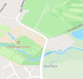 map for Holroyd Howe Independent Hoe Bridge School