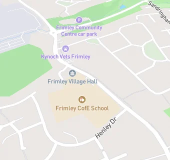 map for Frimley CofE Junior School