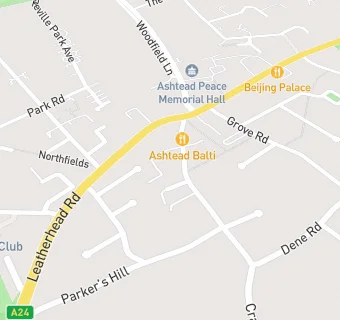 map for Ashtead Fisheries