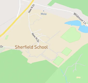 map for Sherfield School