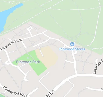 map for Pinewood Infant School